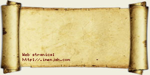 Lidija Crnjanski vizit kartica